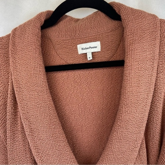 Anthrolpoligie Richer Poorer Bounce Knit BrownWrap Top Sweater Cardigan Small - Picture 6 of 16